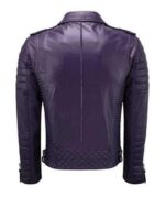 Purple Leather Jacket