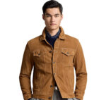 Ralph Lauren Brown Leather Trucker Jacket - Image 6