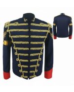 Rare Michael Jackson Red Retro England Military Jacket