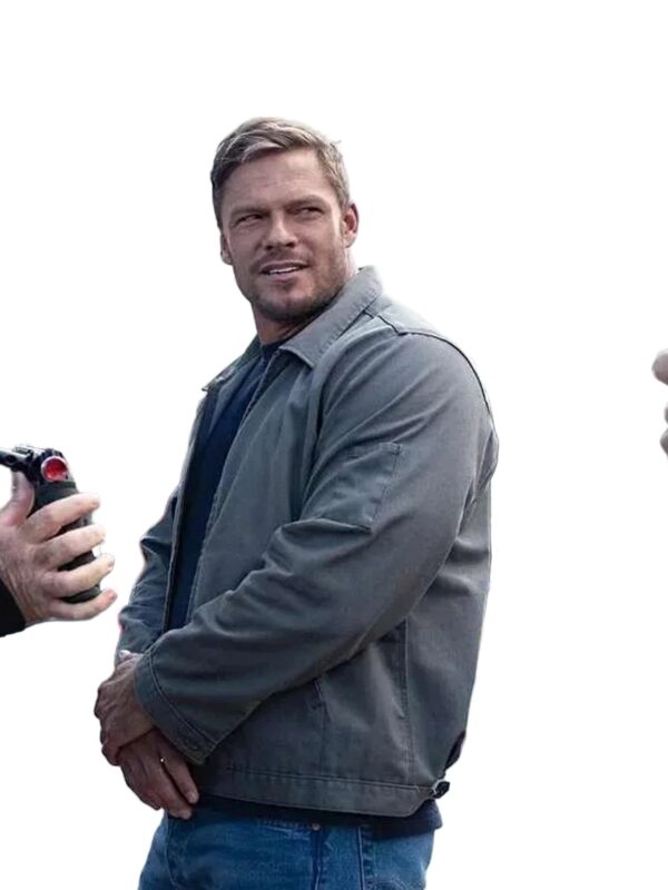 Reacher-Season-2-Alan-Ritchson-Gray-Cotton-Jacket