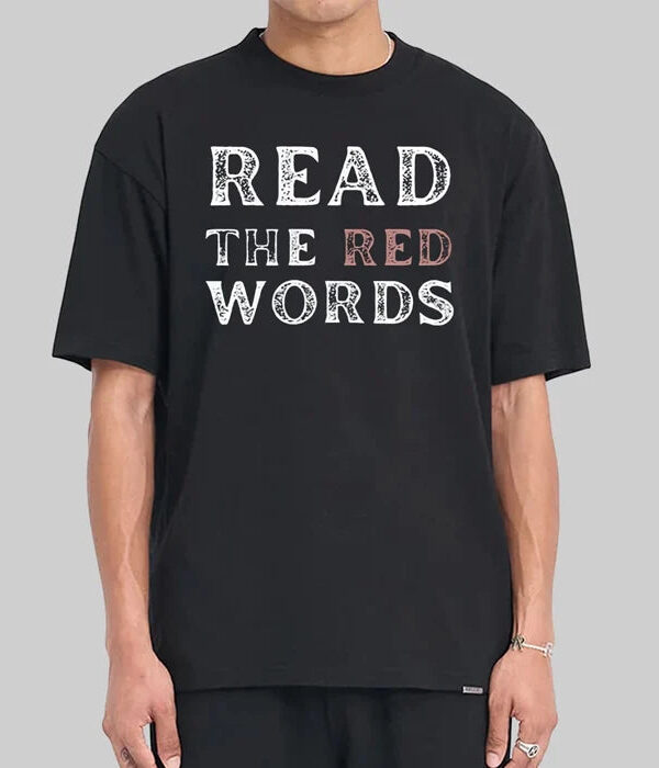 Read_The_Red_Words_Shirt_For_Sale