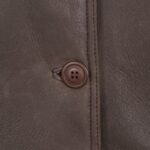 Rhianna Leather Sheepskin Flying Jacket For Sale