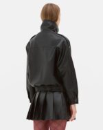 Rita-Ora-Primark-Varsity-Black-Jacket-Back