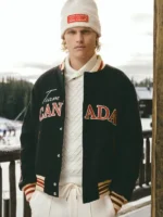 SCA x Hockey Canada Leaf & Legacy Varsity Bomber Jacket - Image 3