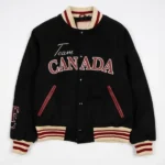 SCA x Hockey Canada Leaf & Legacy Varsity Bomber Jacket