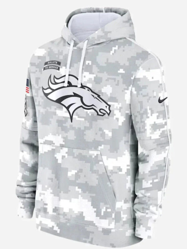 Salute To Service Denver Broncos Camo 2024 Hoodie Zing Apparel