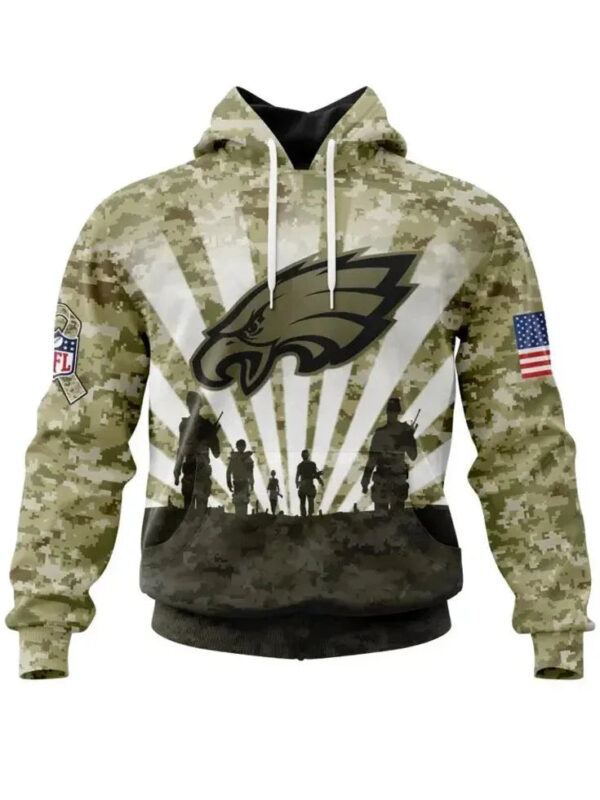 Salute To Service Eagles Hoodie Zing Apparel