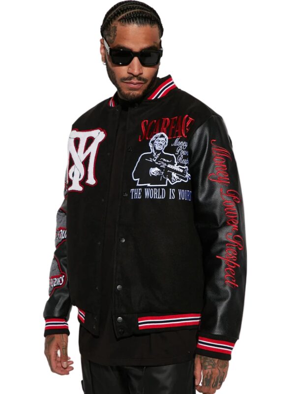 Scarface-Varsity-Jacket-Black