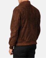Shane Mocha Suede Bomber Jacket