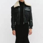 Shearling-Collar-Leather-Jacket