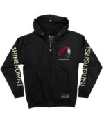 Shinedown Planet Zero Zip Hockey Hoodie