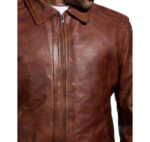 John Wick Brown Leather Jacket - Image 5