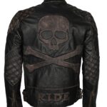 Black Polyester Jacket Men 