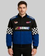 Sonic-The-Hedgehog-Checkered-Racing-Jacket-Front-Side-View