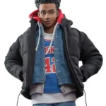 Miles Morales Spider-Man Across the Spider-Verse Black Jacket