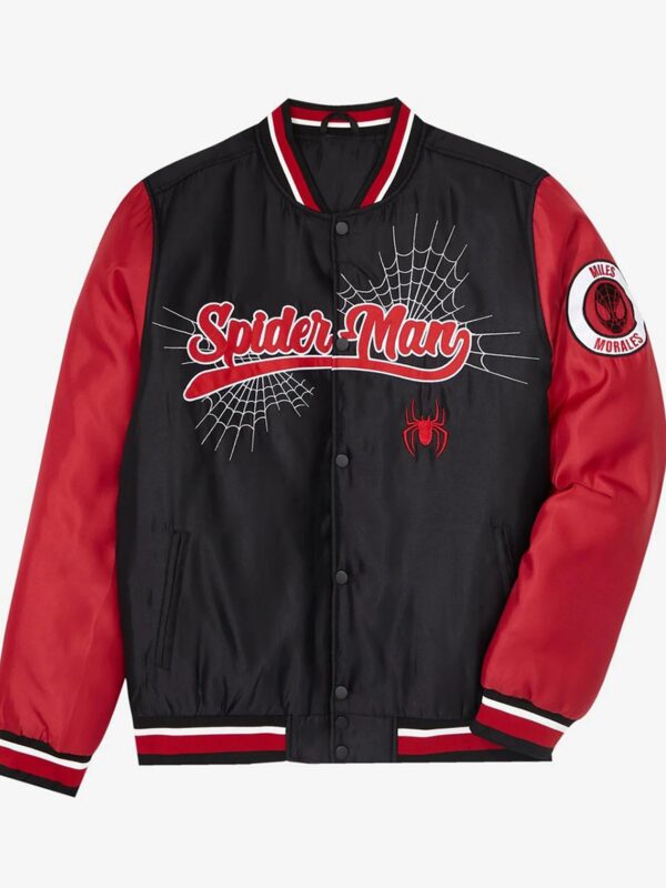 Spider-Man: Across the Spider-Verse Miles Morales Varsity Jacket