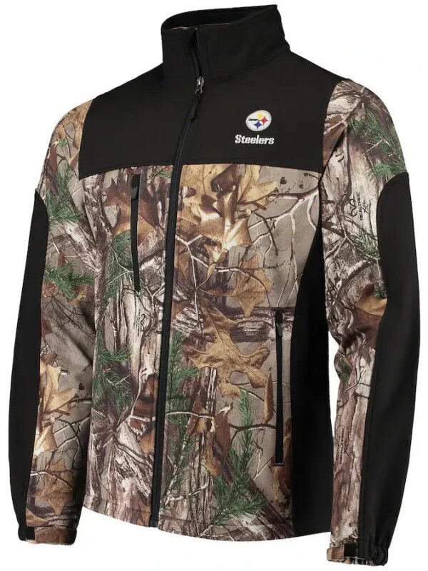 Steelers Camo Jacket Zing Apparel