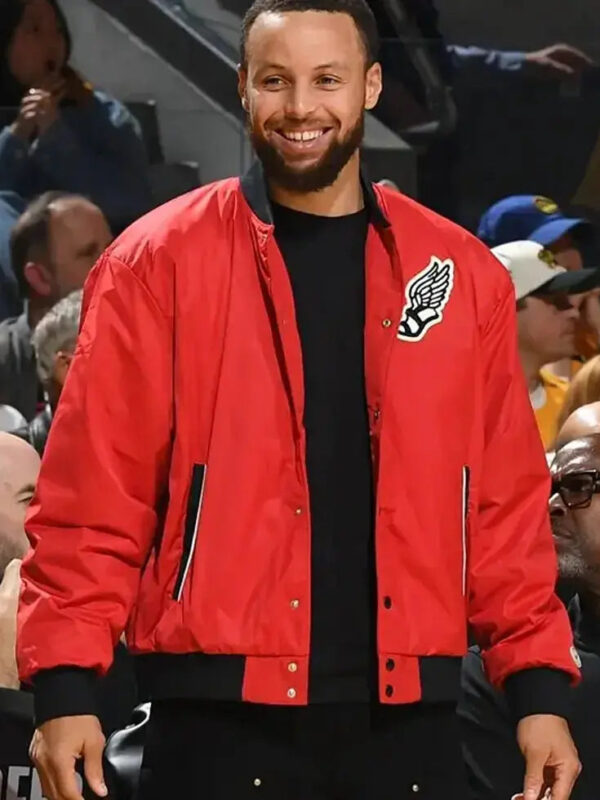Steph Curry Red Jacket Zing Apparel