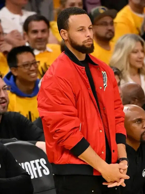 Steph Curry Red Jacket Zing Apparel