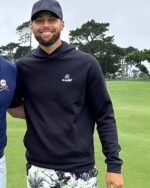 Stephen-Curry-Golf-Blue-Hoodie