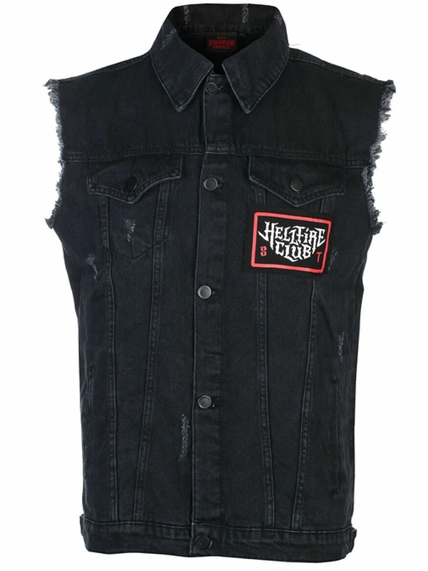 Stranger-Things-Hellfire-Club-Denim-Vest-Black