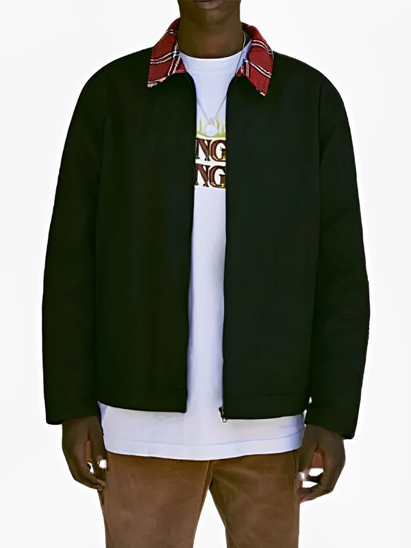 Stranger-Things-Plaid-Collar-Hellfire-Club-Black-Jacket