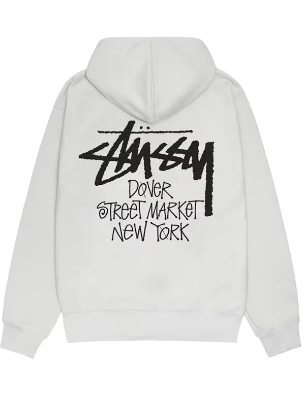 Stussy New York Hoodie White