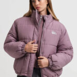Stussy Puffer Jacket Pink