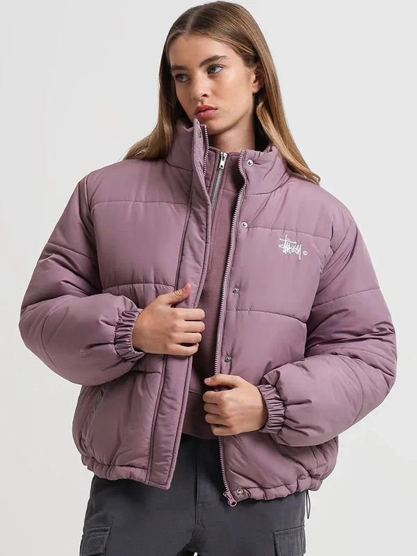 Stussy_Puffer_Jacket_Pink-1 Stussy Puffer Jacket Pink
