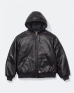 Supreme-Dickies-Hooded-Leather-Work-Jacket