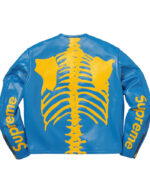 Supreme Vanson Jacket Blue - Image 4