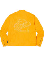 Supreme_Vanson_Jacket_Denim_Yellow_Back