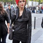 Taylor-Swift-Rick-Owens-Leather-Jacket