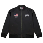 Team USA Coach Snoop Satin Bomber Jacket