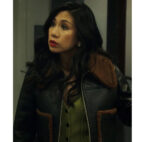 The-Equalizer-Season-3-Melody-Bayani-Leather-Black-Jacket