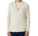 The-Kelly-Clarkson-Show-Dwayne-Johnson-White-Knit-Sweater-for-sale