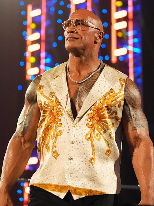 The-Rock-Concert-Smackdown-Versace-White-Vest