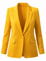 Abby Newman The Young And The Restless S53 Yellow Blazer - Image 2