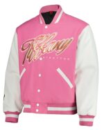Tiffany-Stratton-WWE-Autographed-Pink-Tiffy-Time-Varsity-Jacket