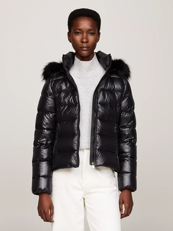 Tommy-Hilfiger-Hooded-Water-Repellent-Down-Gloss-Jacket Tommy-Hilfiger-Hooded-Water-Repellent-Down-Gloss-Jacket
