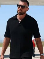 Travis Kelce Arizona Knit Polo Shirt