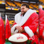 Travis Kelce Christmas Coat Buy