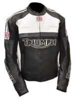 Triumph Motorcycle Leather Racing Jacket