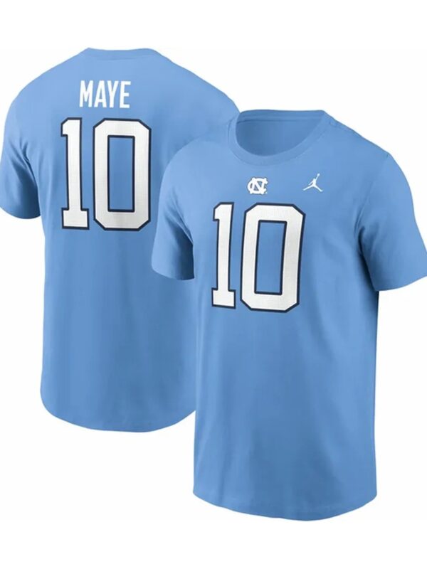 UNC-Drake-Maye-Jersey-T-Shirt