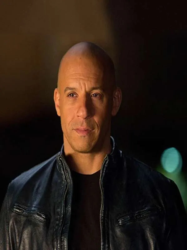 Vin Diesel Fast and Furious Black Leather Jacket Buy