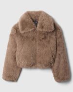 Viral-Gap-Faux-Fur-Jacket-Beige