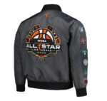 WNBA All-Star Game Applique Flight Unisex FISLL Charcoal Jacket - Image 3