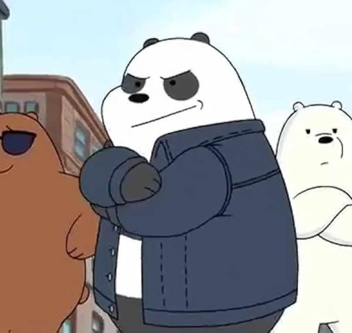 We_Bare_Bears_Jean_Jacket We Bare Bears Jean Jacket - Image 1
