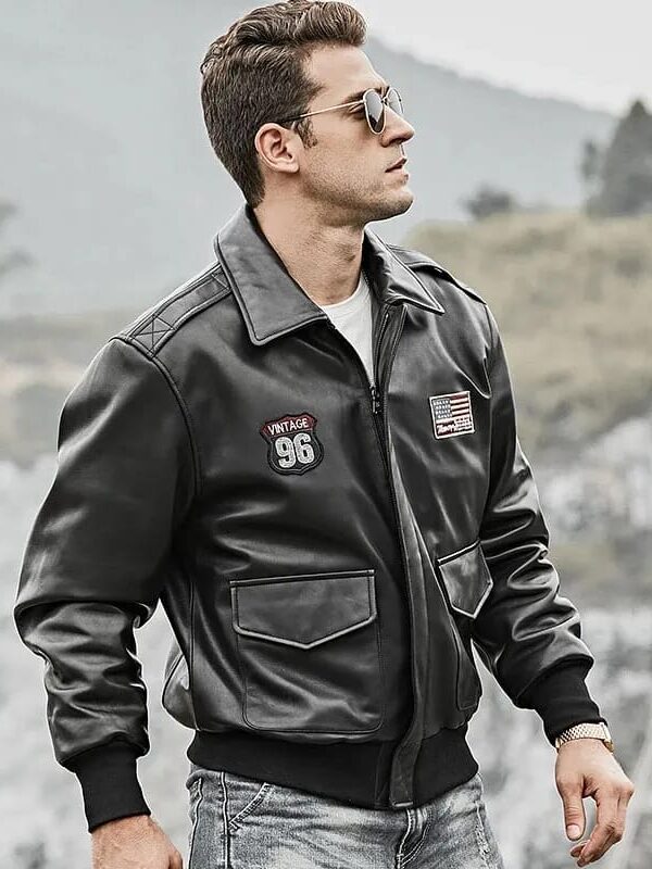 Air Force Pilot Bomber Jacket Men Zing Apparel