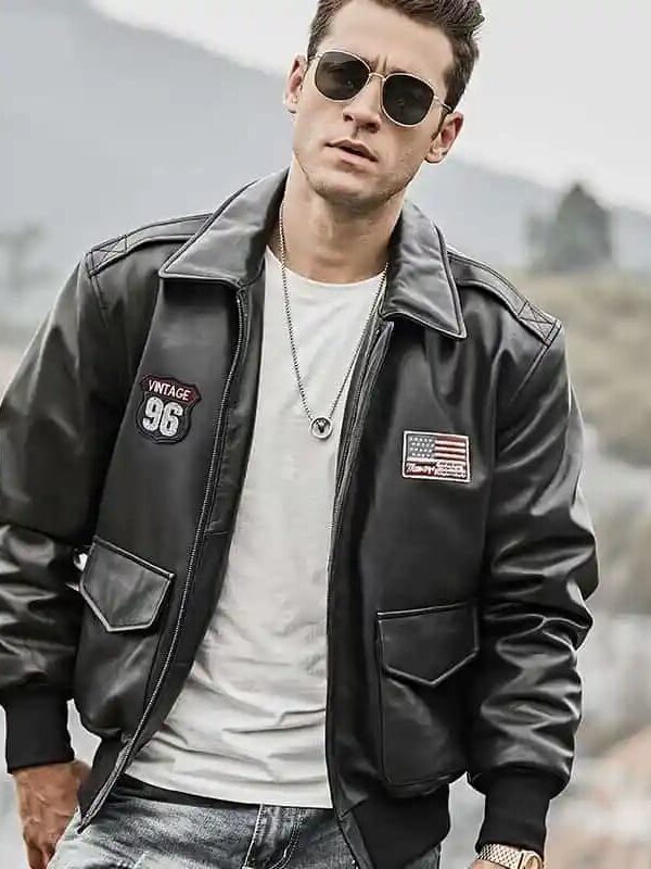 Air Force Pilot Bomber Jacket Men Zing Apparel